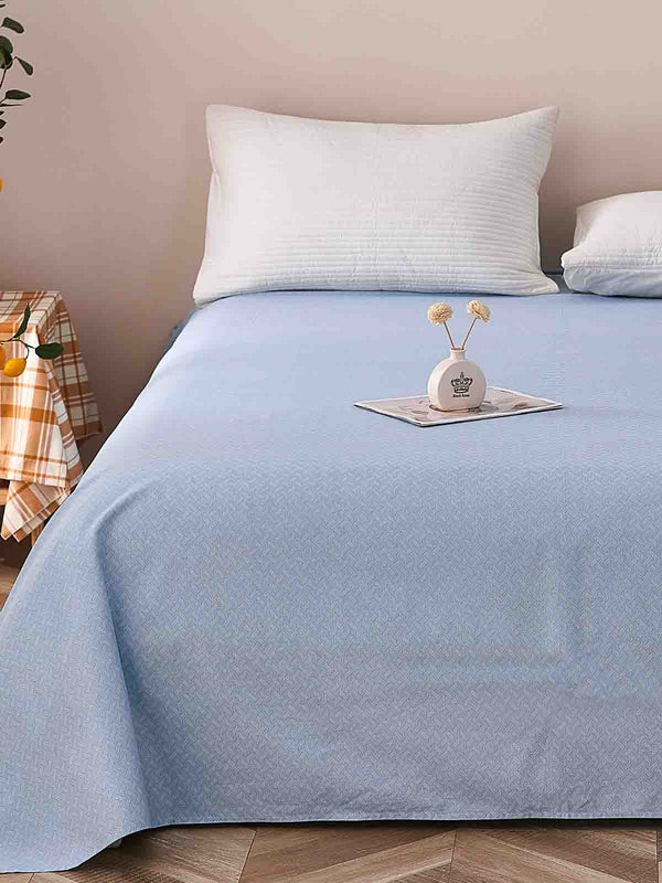 Gamma-Bluish Blue Cotton Flat Sheet