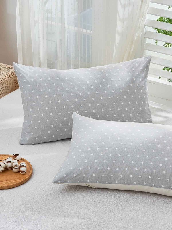 Lithe Cloud Pattern Cotton Pillow Sham Set