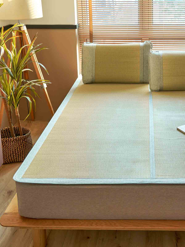 Cool Breeze Rush Grass Summer Mattress Topper Set