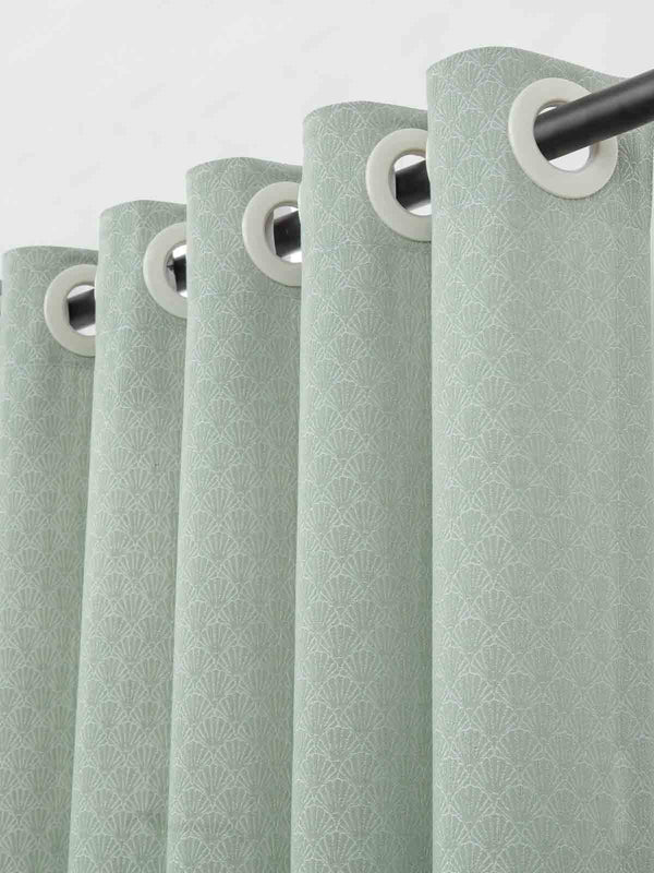 Leafy Land Pattern Polyester Curtain