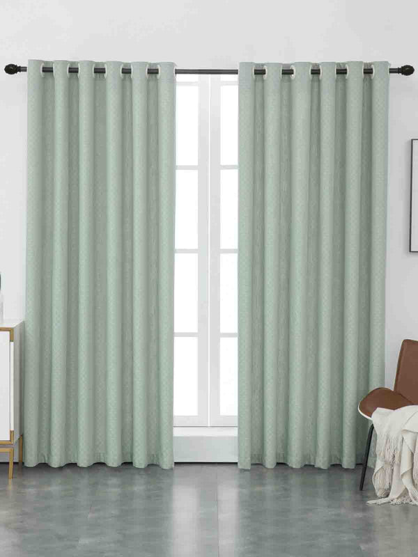 Leafy Land Pattern Polyester Curtain