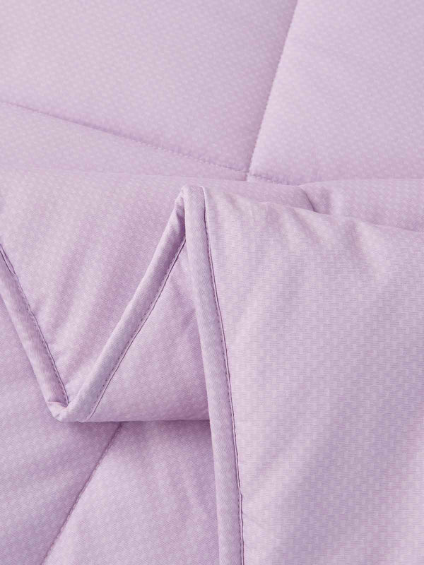 Theta Lilac Purple Pattern Cotton All Season Comforter