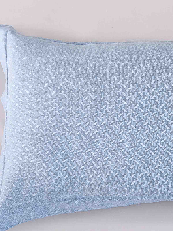 Gamma-Bluish Blue Cotton Pillow Sham