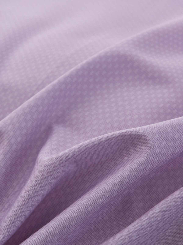 Theta Lilac Purple Pattern Cotton Duvet Cover