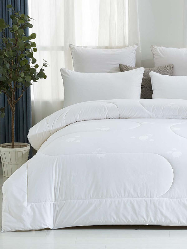 Solid White Extra Weight Australian Wool Winter Duvet Insert