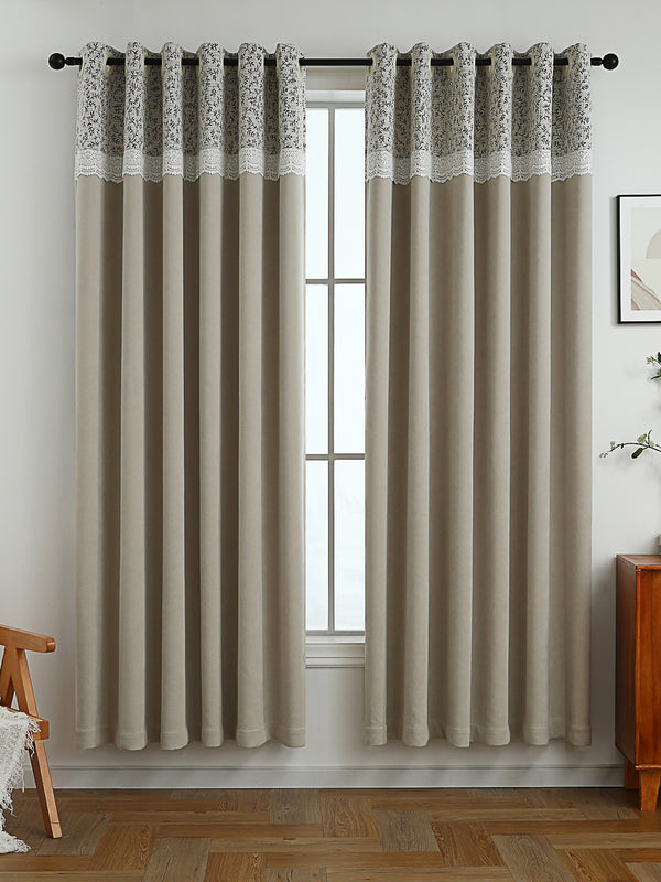 Breeze Willow Embossed Curtain