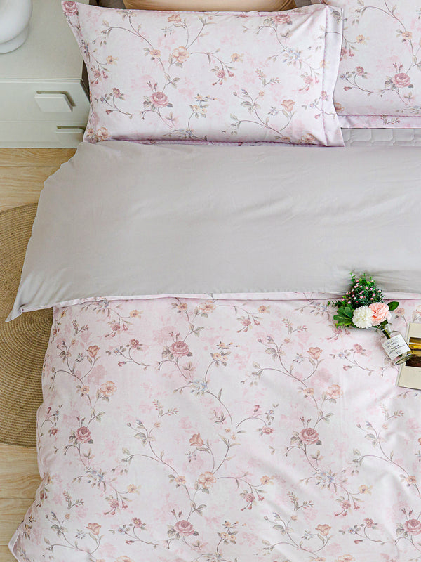 Rozy Floral Premium Cotton Bedspread Set