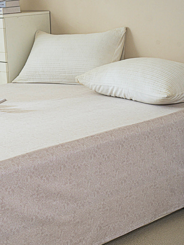 Pai Breeze Apricot Cotton Flat Sheet