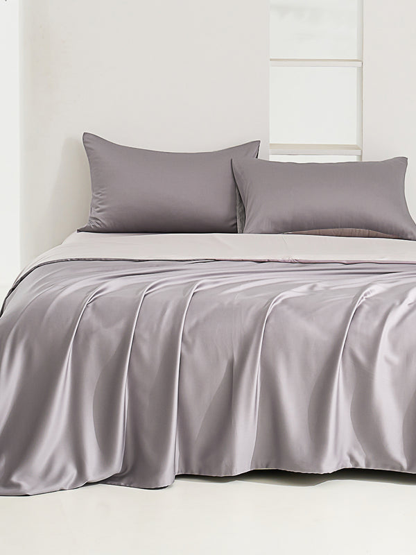 Shadow Gray TENCEL Lyocell Fitted Sheet Set