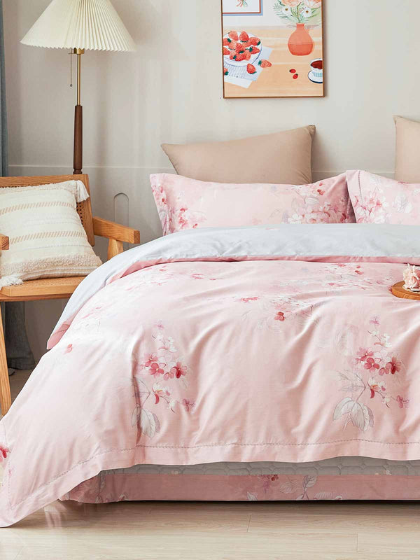 Flora Floral Premium Cotton Bedspread Set