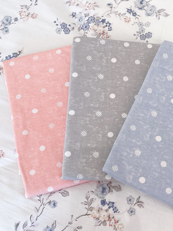 Lithe Polka Dot Cotton Pillow Sham Set