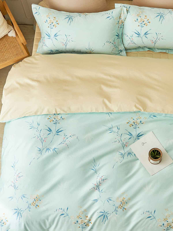 Rhea Floral Premium Cotton Bedspread Set