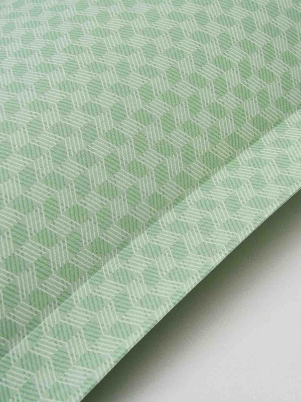 Xi Matcha Green Pattern Cotton Pillow Sham