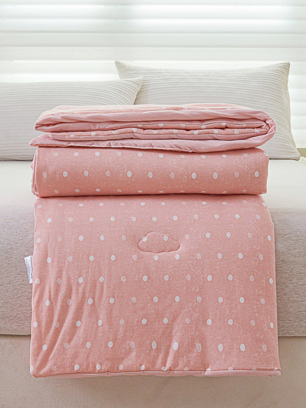 Lithe Polka Dot Cotton Light Comforter